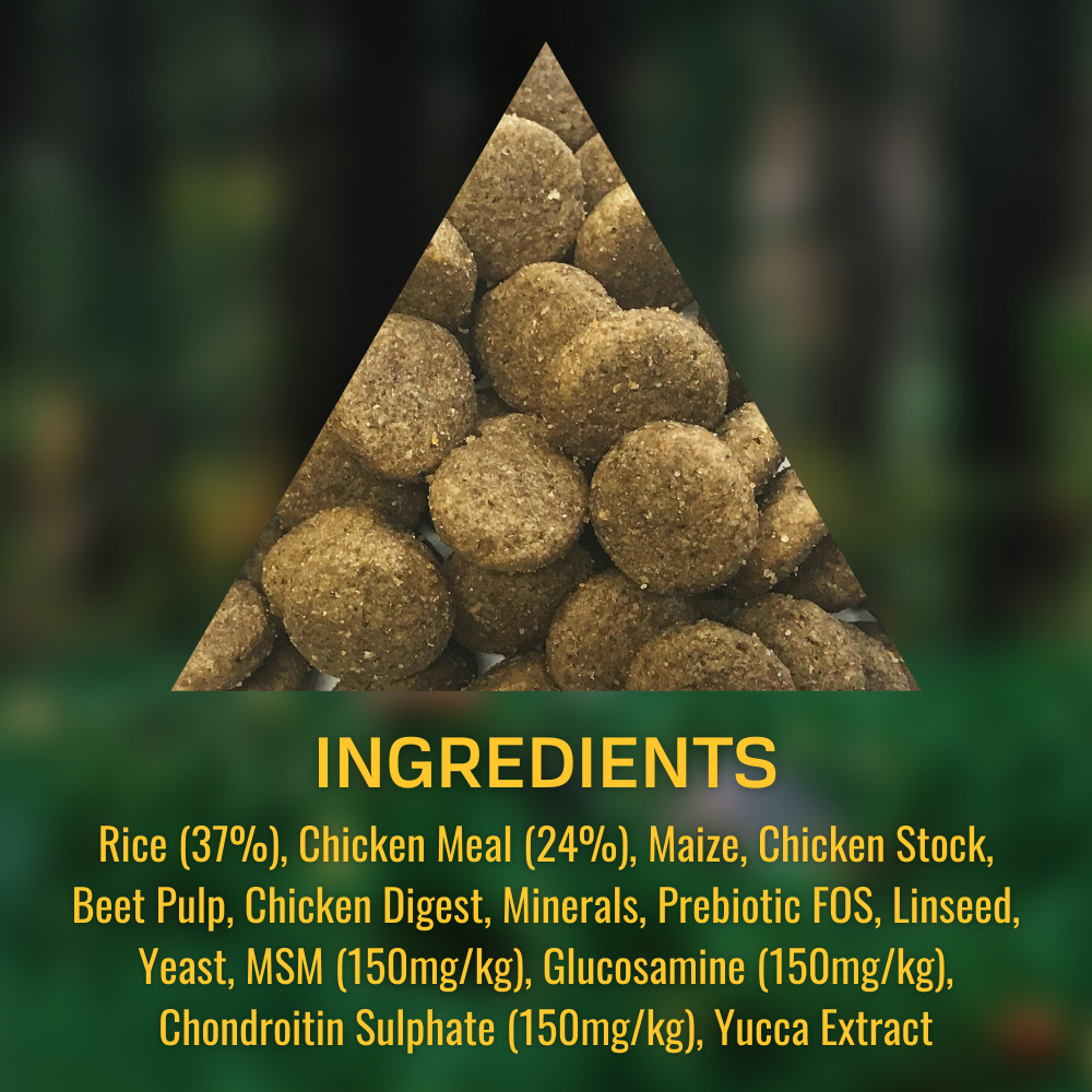 Brigadiers Choice Large Breed Chicken & Rice 12kg - Ingredients