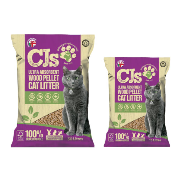 CJ`s Premium Wood Pellet Cat Litter