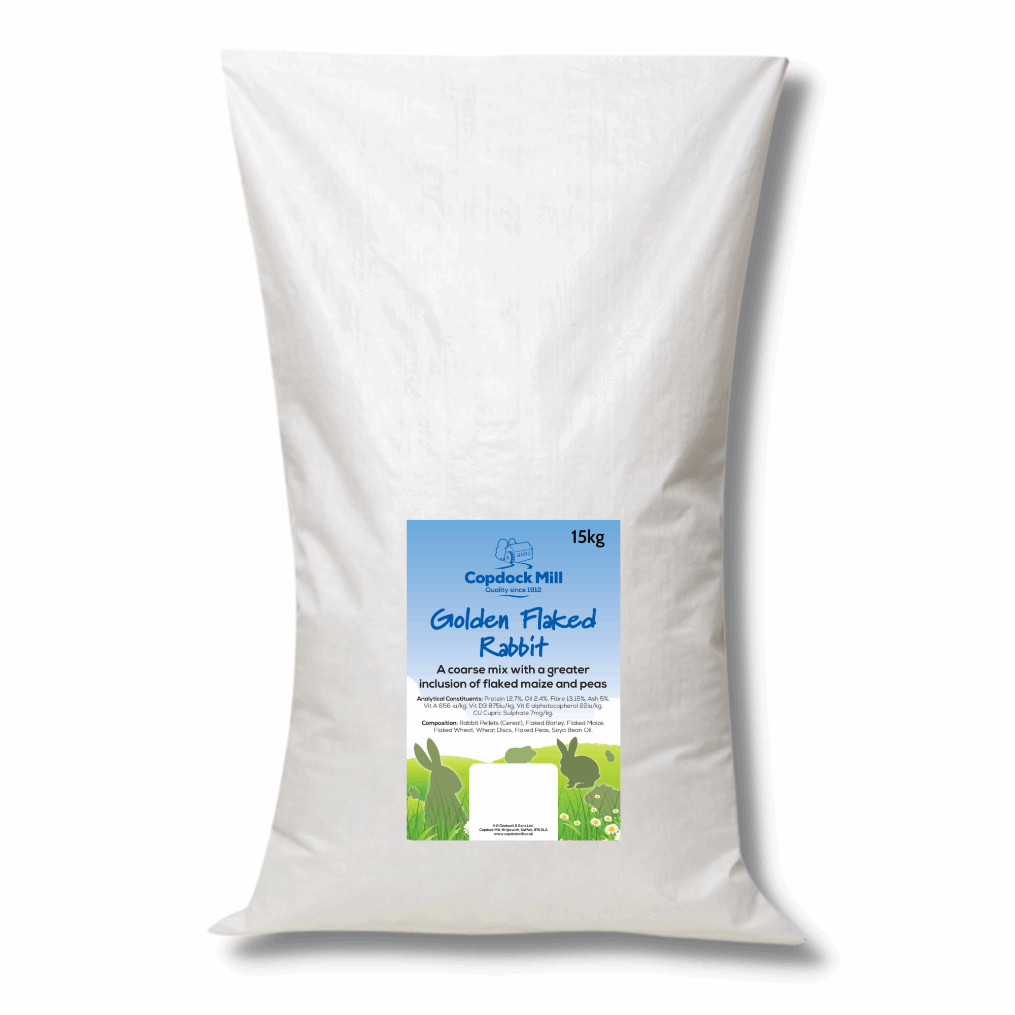 Copdock Mill Golden Flaked Rabbit Mix 15kg