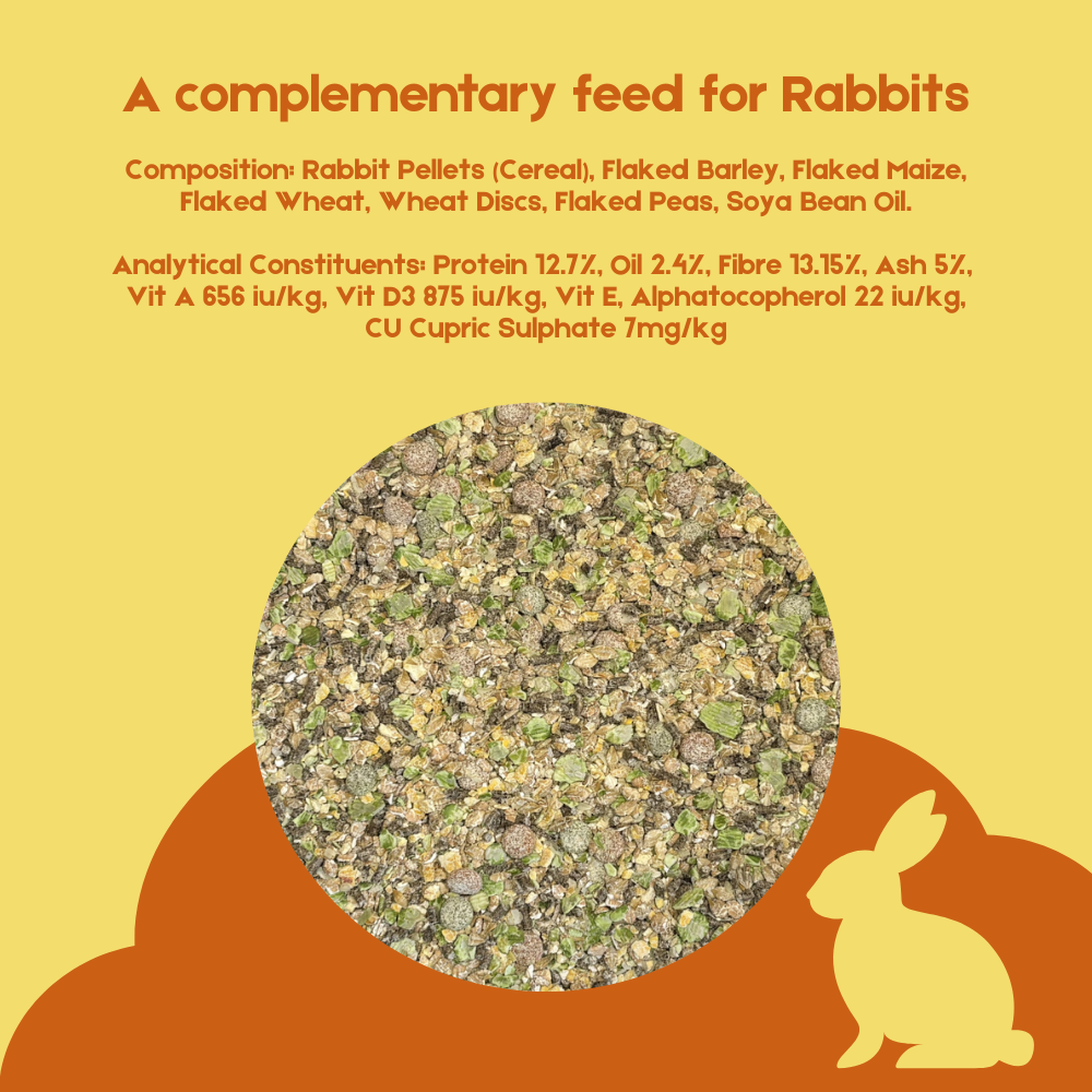 Copdock Mill Golden Flaked Rabbit Mix 15kg - Image 3