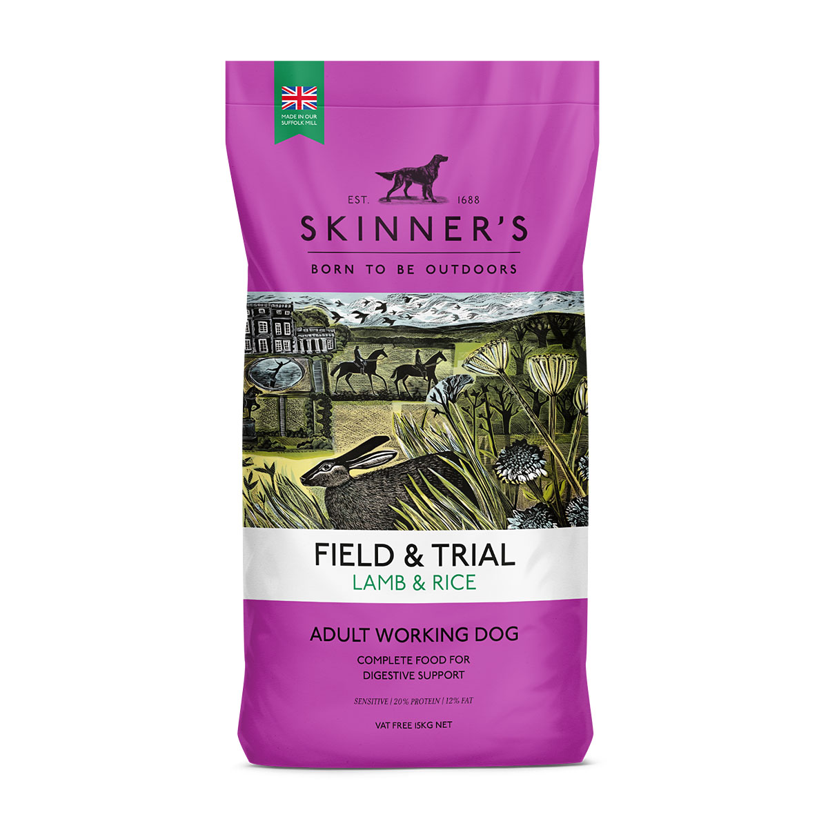 Skinners Field & Trial Lamb & Rice Bag
