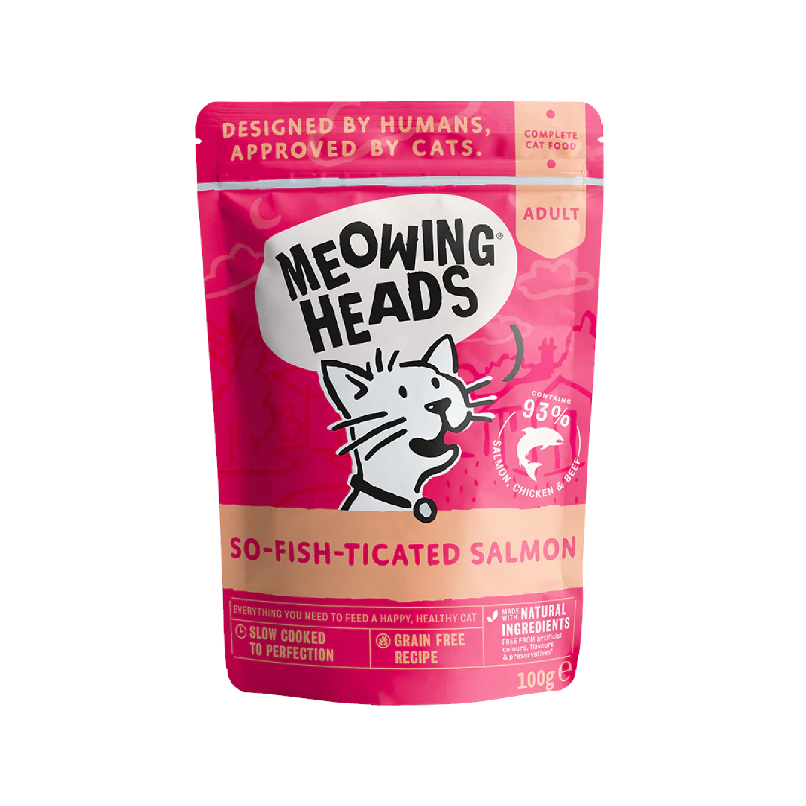 Meowing Heads so-fish-ticated salmon Pouches