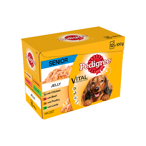 Pedigree Senior Meat Selection in Jelly 12 x 100g