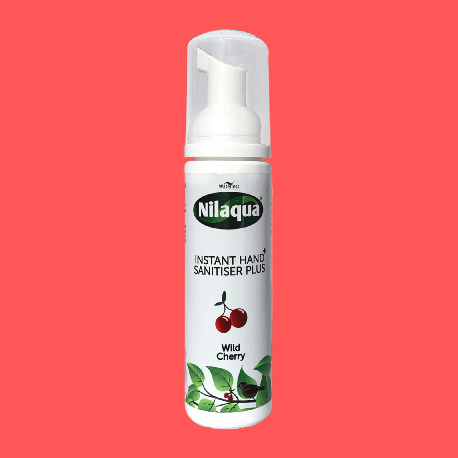 NAHSWC0 Nilaqua Instant Hand Sanitiser - Wild Cherry 55ml