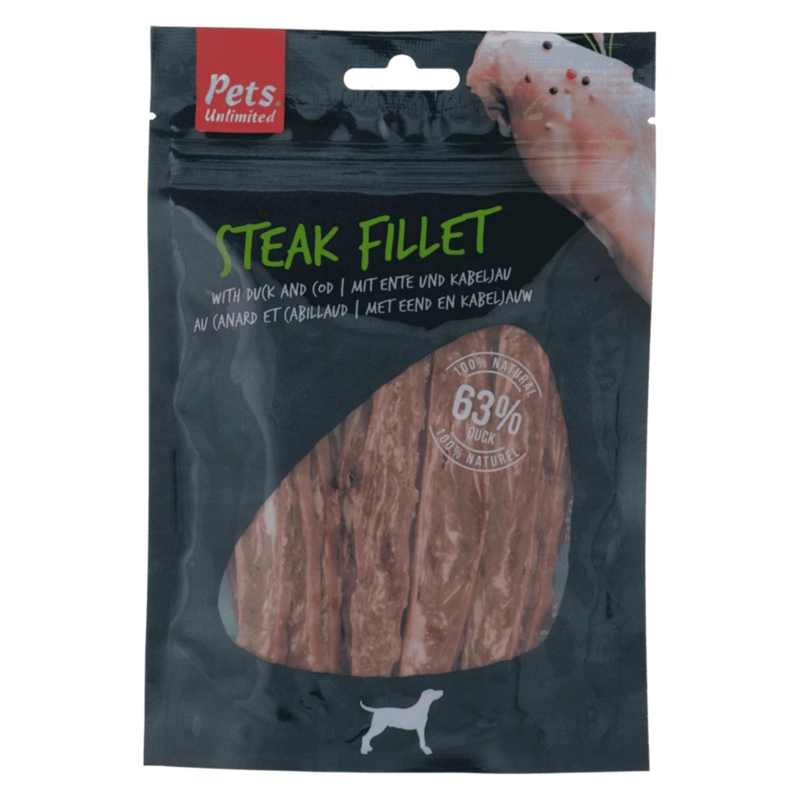 Pets Unlimited Steak Fillet Duck