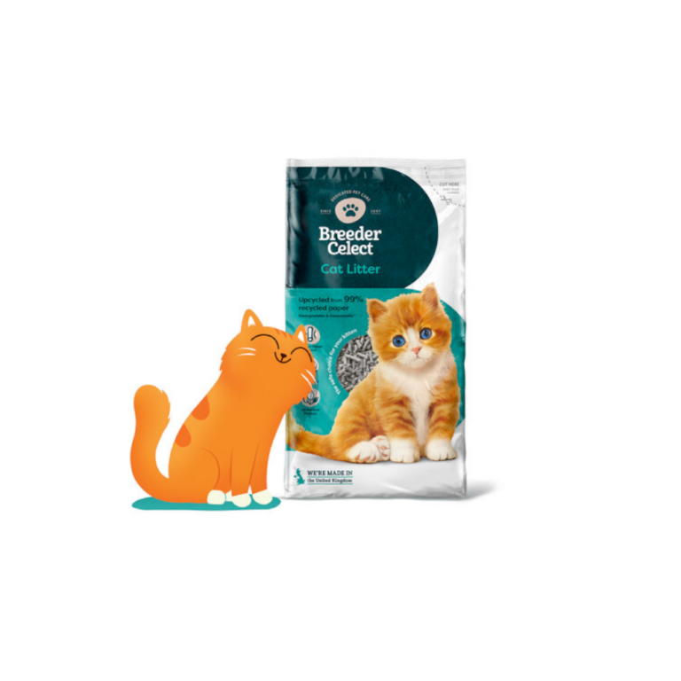 Breeder Celect Recycled Paper Cat Litter 10/20/30 Litre