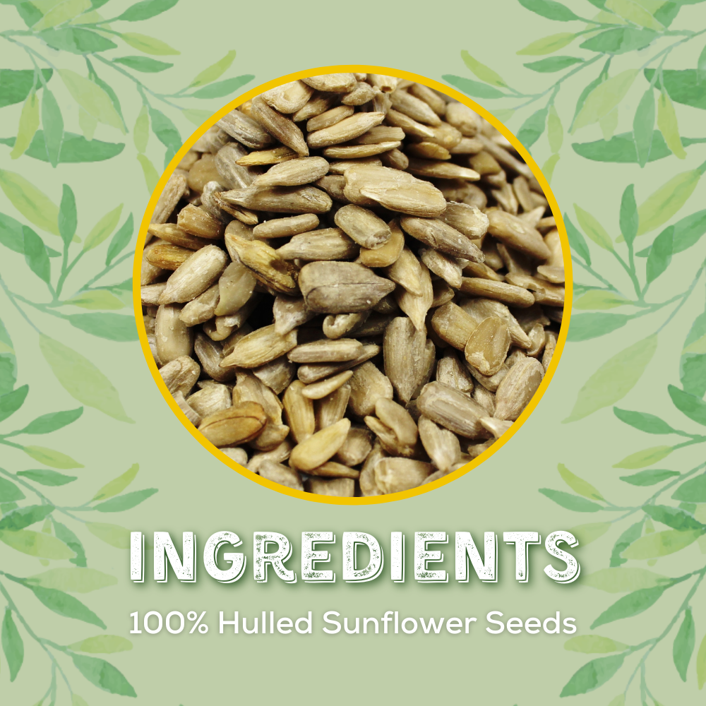Ingredients - 100% Hulled Sunflower Seeds