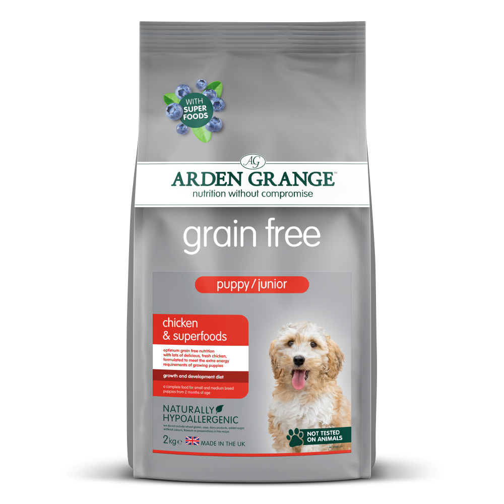 Arden Grange Puppy & Junior Grain Free Chicken & Superfoods 2kg