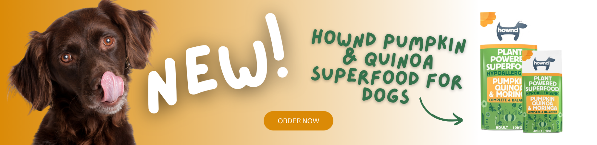 Hownd Pumpkin & Quinoa SuperFood for dogs