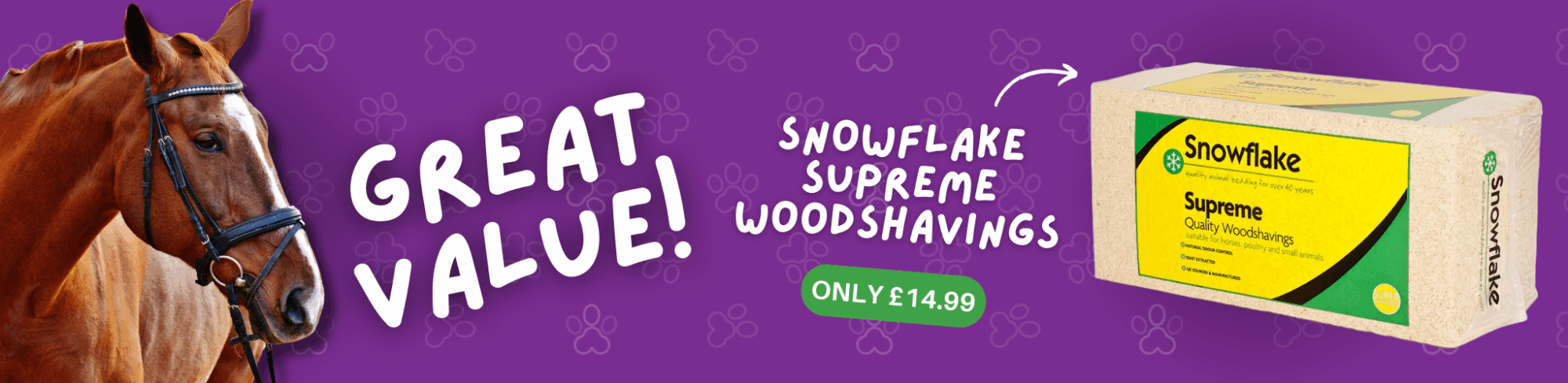 Snowflake Supreme Woodshavings